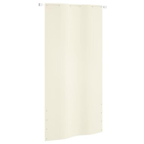Altanafskærmning Oxfordstof 120x240 cm cremefarvet