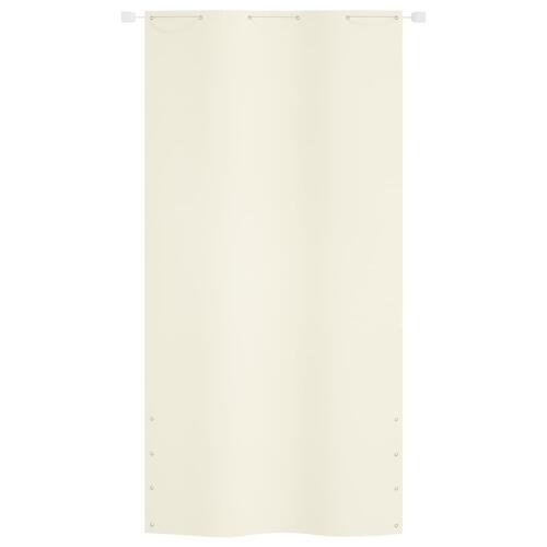 Altanafskærmning Oxfordstof 120x240 cm cremefarvet