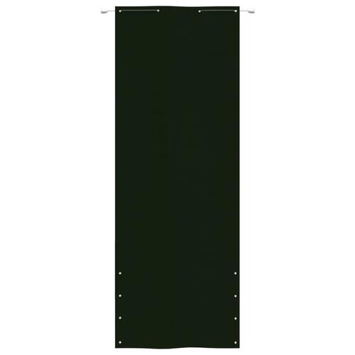 Altanafskærmning Oxfordstof 80x240 cm mørkegrøn