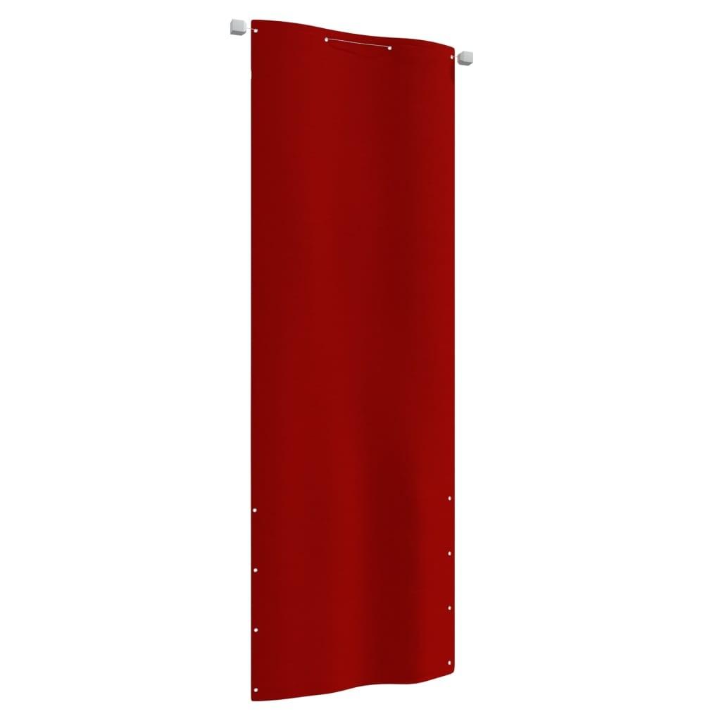 Altanafskærmning 80x240 cm oxfordstof rød