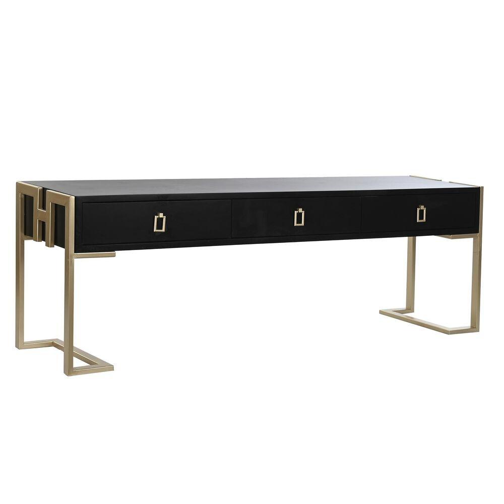 Sofabord 150 X 36 X 48 Cm Metal Træ Aluminium