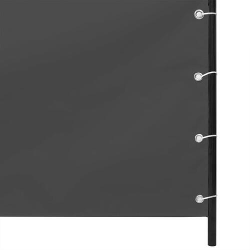 Altanafskærmning 120x240 cm oxfordstof antracitgrå