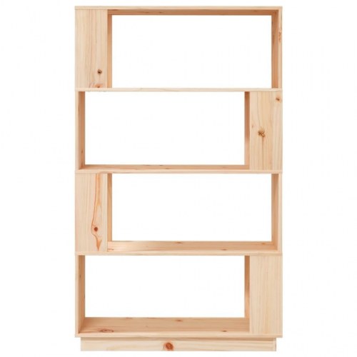 Bogreol/rumdeler i massivt fyrretræ - 80 × 25 × 132 cm