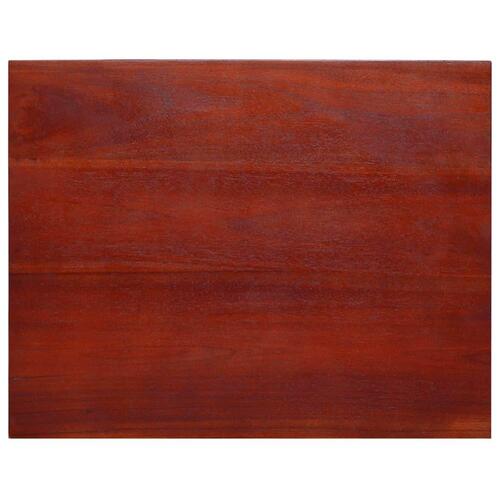 Kommode 45x35x100 cm massivt mahognitræ klassisk brun