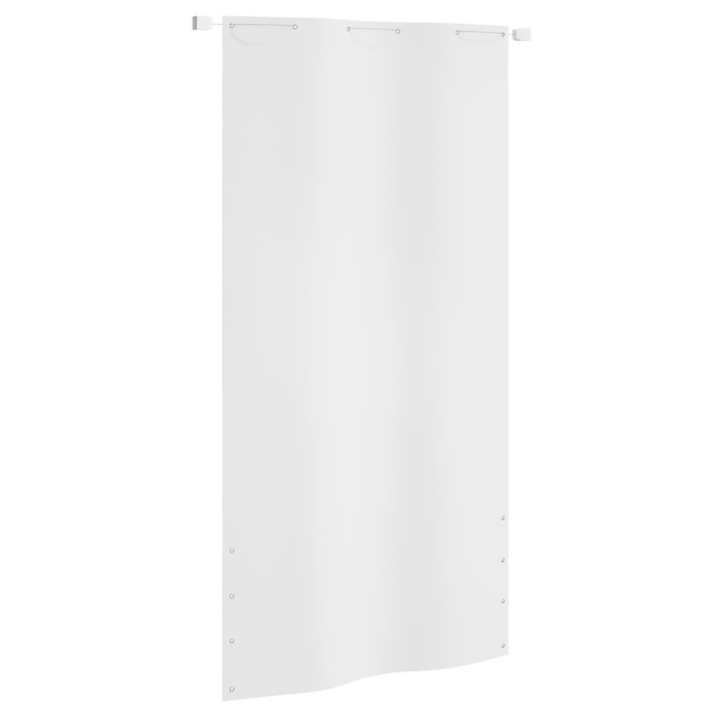 Altanafskærmning Oxfordstof 120x240 cm hvid