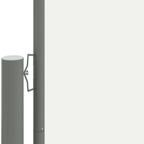 Sammenrullelig sidemarkise 180 × 1.200 cm - cremefarvet