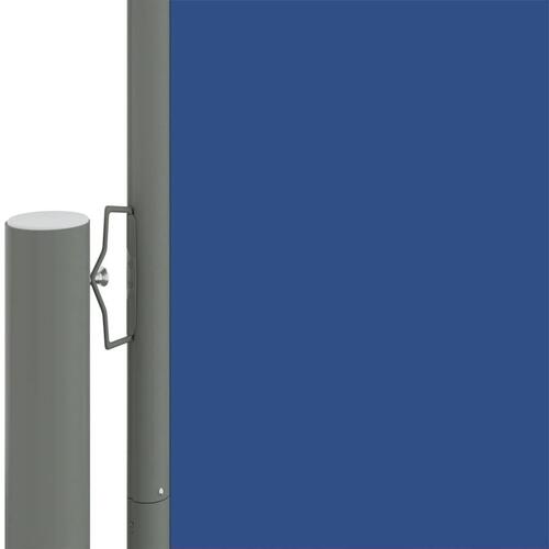 Sammenrullelig sidemarkise 180x1200 cm blå