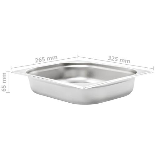 Gastronorm beholder 4 stk. GN 1/2 65 mm rustfrit stål