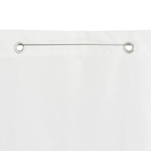 Altanafskærmning 100x240 cm oxfordstof hvid