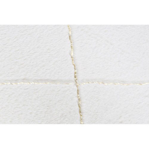 Tæppe - hvid, moderne romber, 120 × 180 cm