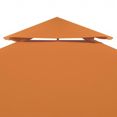 Baldakin til havepavillon 3x3 m 310 g/m² orange