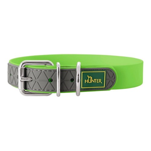 Hundehalsbånd Hunter Convenience S Grøn 28-36 cm