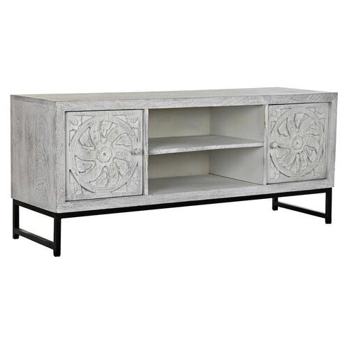møbler Metal Mangotræ (130 x 40 x 55 cm)