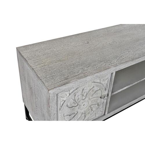 møbler Metal Mangotræ (130 x 40 x 55 cm)