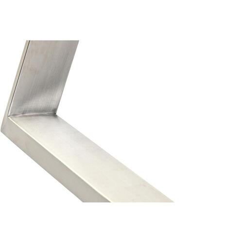Spisebord Stål Hvid 160 x 90 x 76 cm Træ MDF