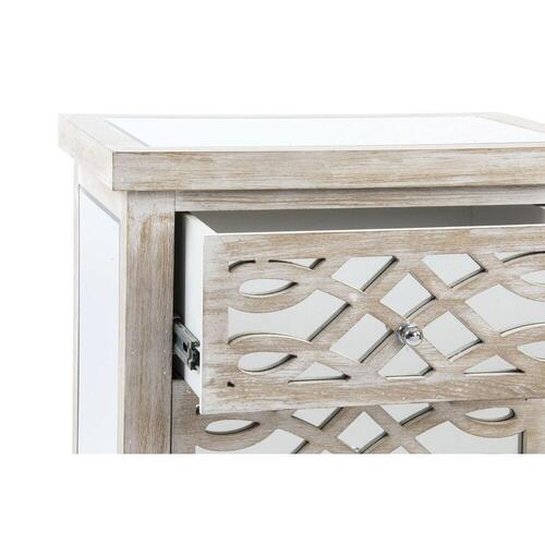Kommode Træ Spejl Romantisk 56 x 38 x 75 cm
