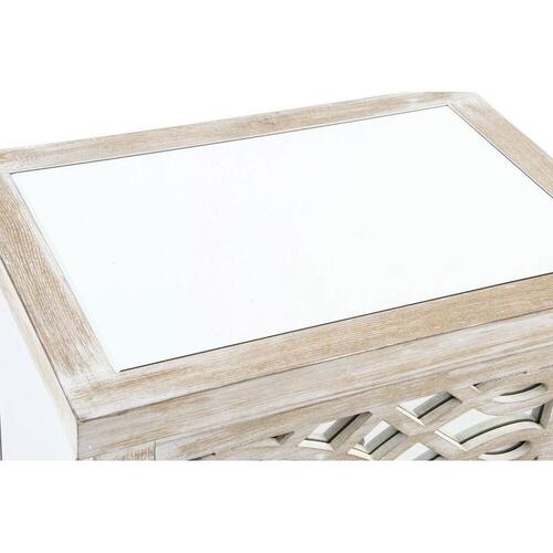 Kommode Træ Spejl Romantisk 56 x 38 x 75 cm