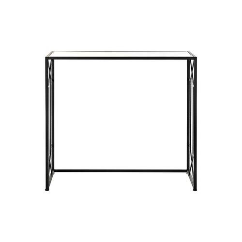 Konsol Sort Metal Krystal 82 x 32 x 76 cm