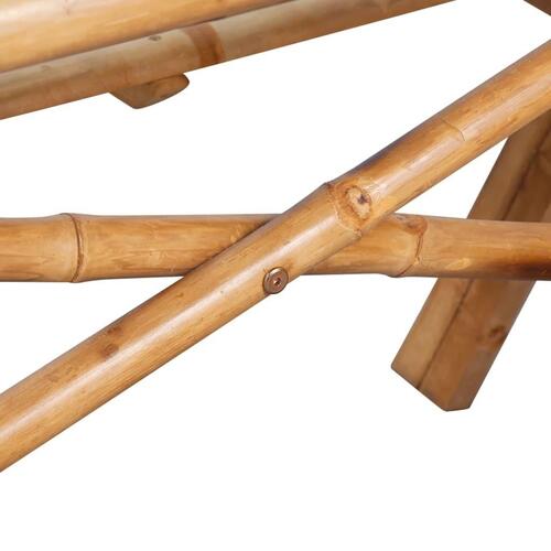 Picnicbord bambus 120 x 120 x 78 cm