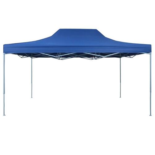 Foldbart telt pop-up 3 x 4,5 m blå