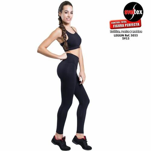 Sport leggins til kvinder Happy Dance Sort - M