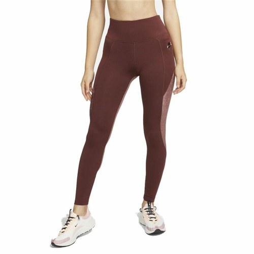 Sport leggins til kvinder Nike Air Dri-FIT Fast Brun - XS