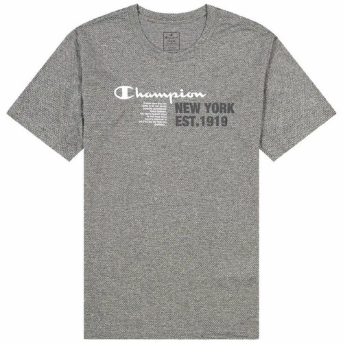 Champion herre T-shirt crewneck, mørkegrå - S