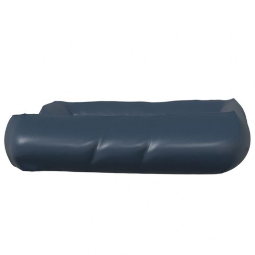 Hundeseng 105x80x25 cm kunstlæder mørkeblå