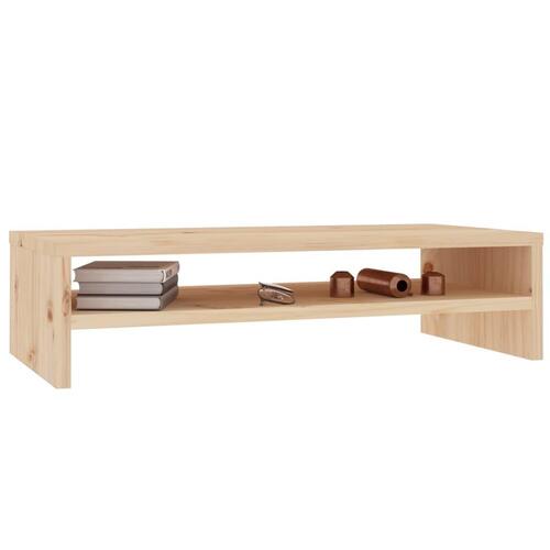Skærmholder 50x24x13 cm massivt fyrretræ