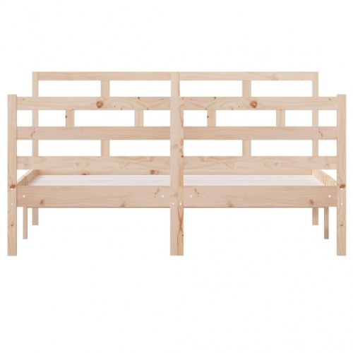 Sengeramme 140x190 cm massivt træ