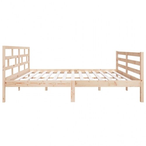 Sengeramme 140x190 cm massivt træ