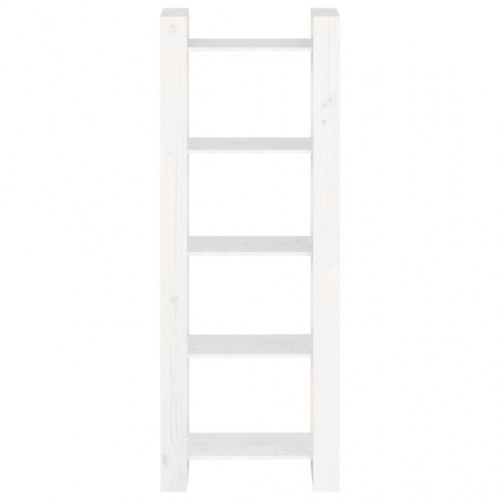 Bogreol/rumdeler 60x35x160 cm massivt træ hvid