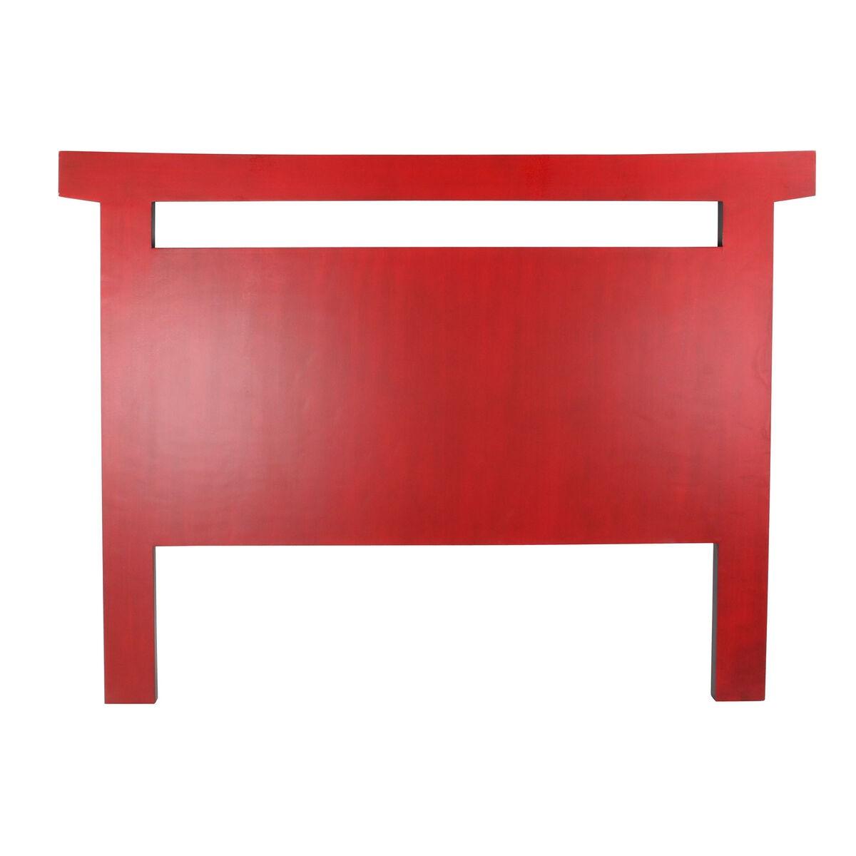 Sengegavl Sort Rød Træ Gran Træ Mdf 160 120