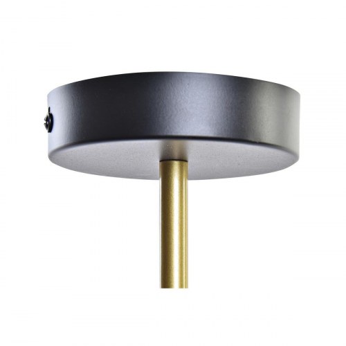 Loftslampe - sort/guld, 4 x E27, 220 V, 50 W (60 × 11 × 26 cm)