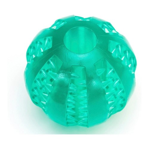 Gloria hundelegetøj - tandpleje bold i TPR, 6 cm (mix farver)