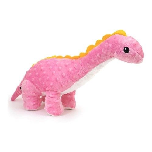 Gloria Orhy plysbamse til hund - Pink Dinosaur, med lyd (10 × 45 × 20 cm)