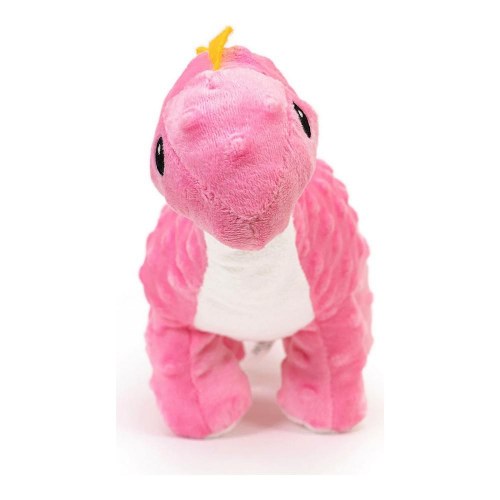 Gloria Orhy plysbamse til hund - Pink Dinosaur, med lyd (10 × 45 × 20 cm)