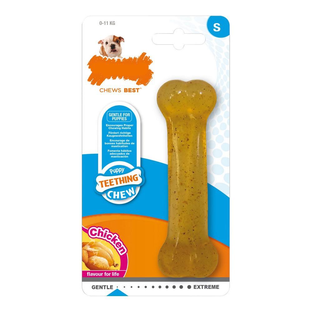 Hund Bidering Nylabone Størrelse Kylling Termoplastisk Hvalpe