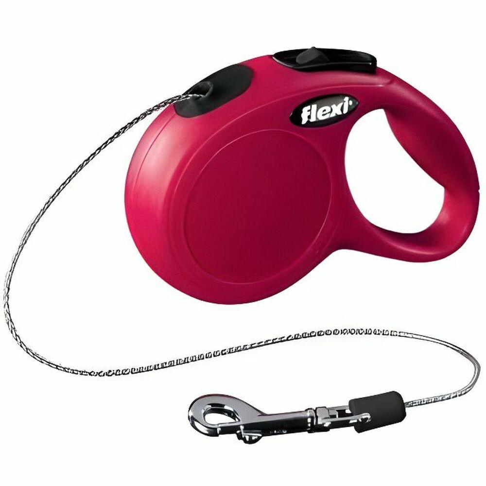 Flexi New Classic hundesnor 3 m - rød, XS