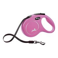 Hundesnor Flexi NEW CLASSIC 5m Pink Størrelse M