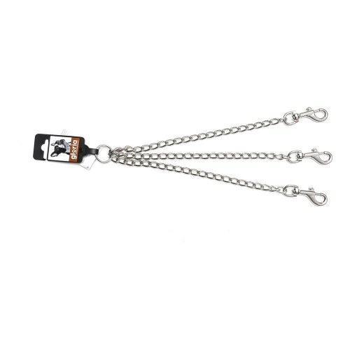 Gloria splitter til hundesnor - 3-vejs, stål 3 mm x 38 cm