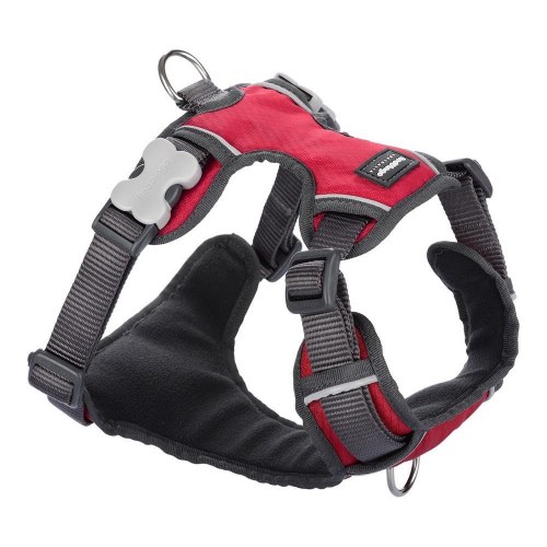 Hundesele til store hunde - Red Dingo med puder, rød, str. L