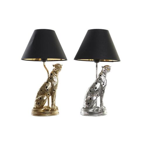 Bordlamper - sølv/sort/guld, 26 × 26 × 46 cm, E27, 220 V (sæt á 2)