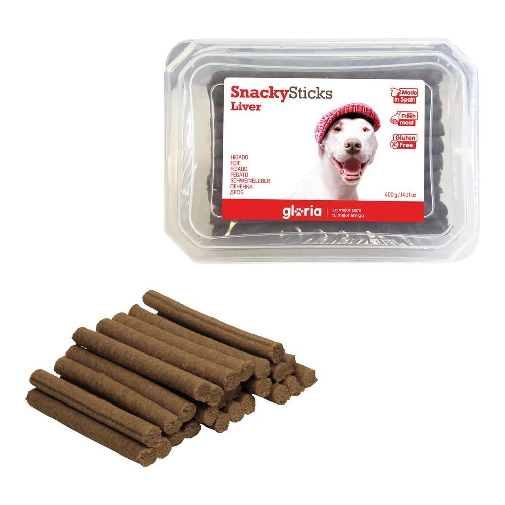 Hundegodbidder Gloria Snacky Sticks - Lever, 350 g