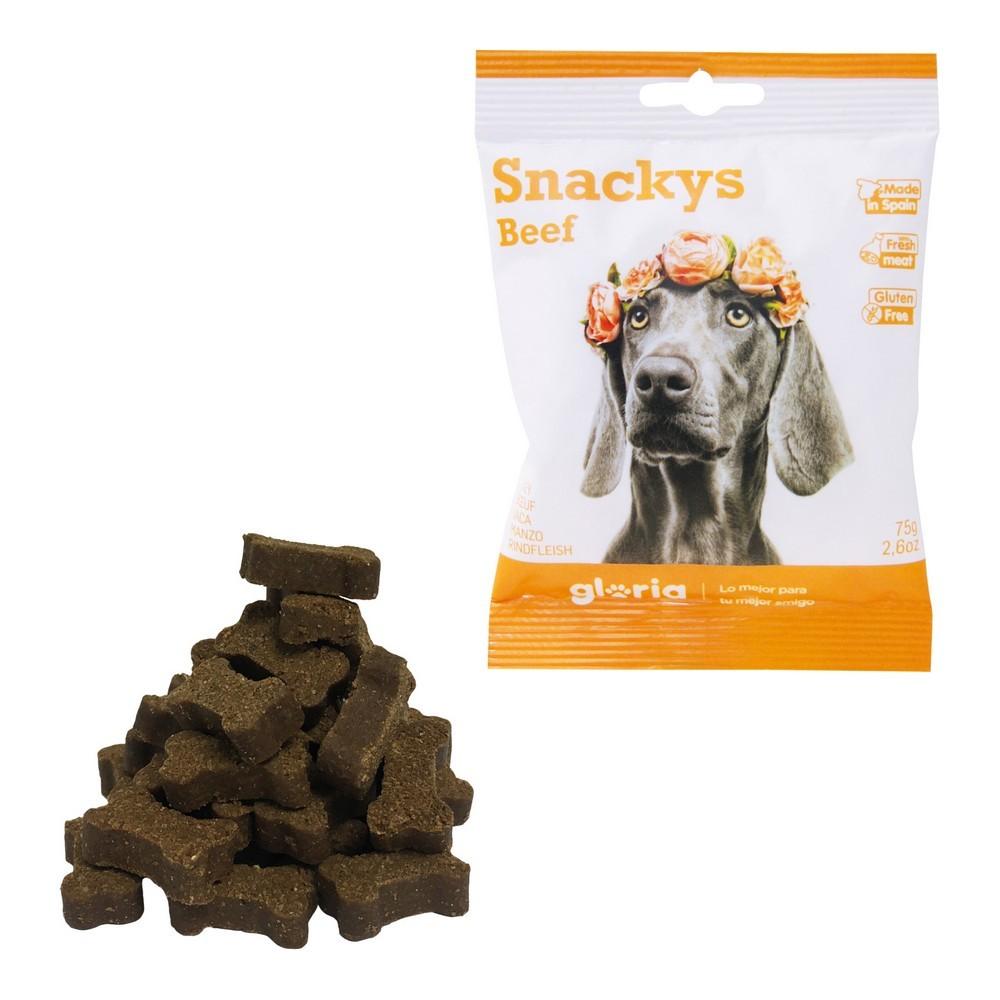 Hundegodbidder Gloria Snackys oksekød - display 30 × 75 g