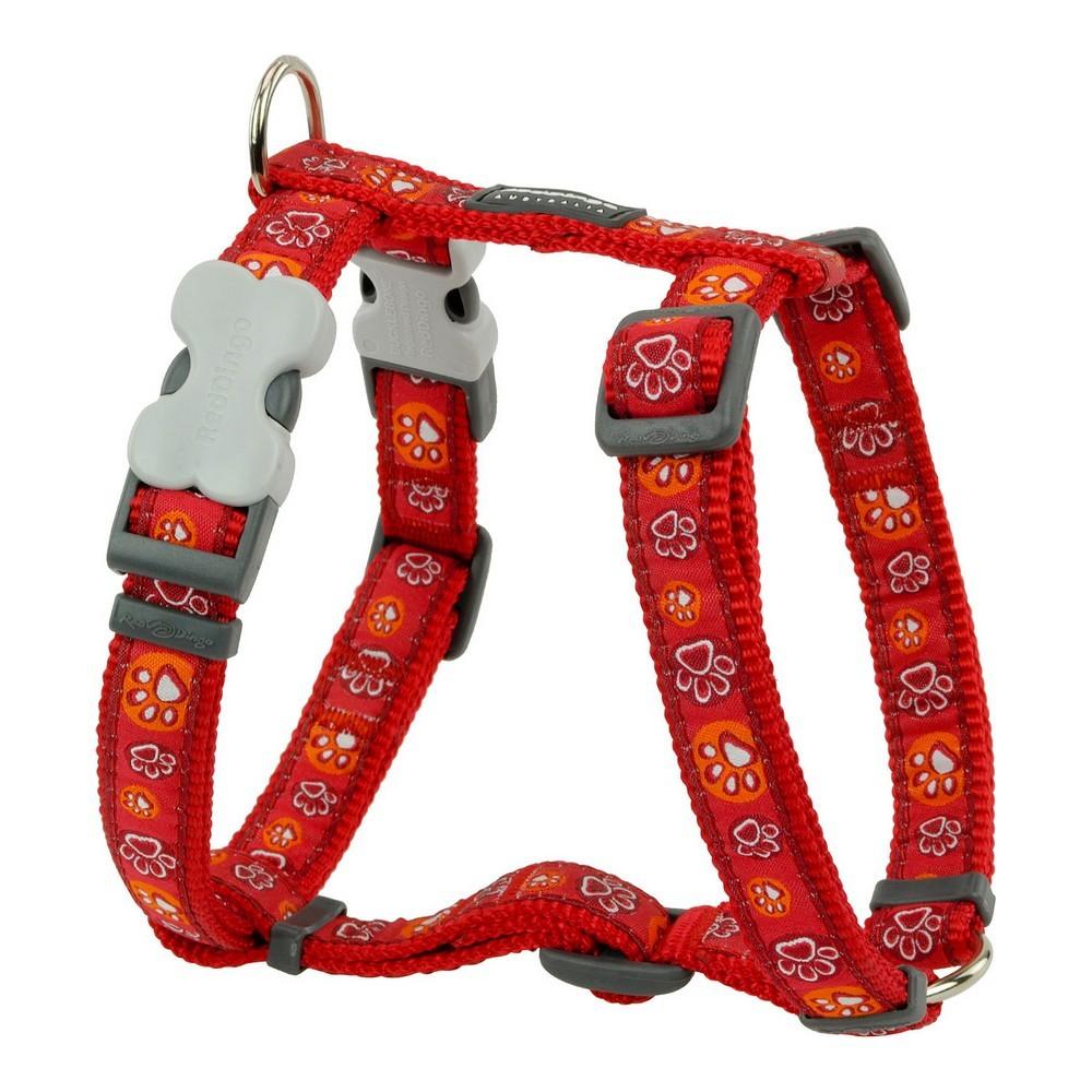 Hundesele Red Dingo Style - rød, 30-48 cm