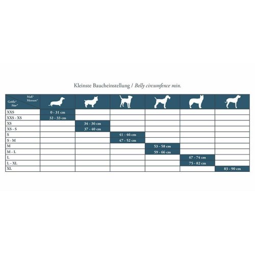 Hunter hundesele - sort, størrelse M/L (64-100 cm)