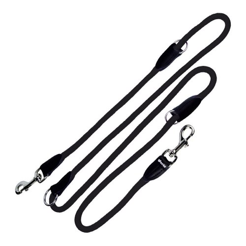 Gloria hundesnor 1 × 200 cm - sort polyester/nylon