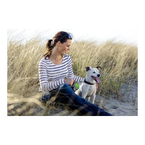 Flexi New Neon hundesnor - 5 m, Orange, str. M