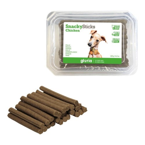Hundegodbidder Gloria Snackys Sticks - kylling, små stænger 800 g